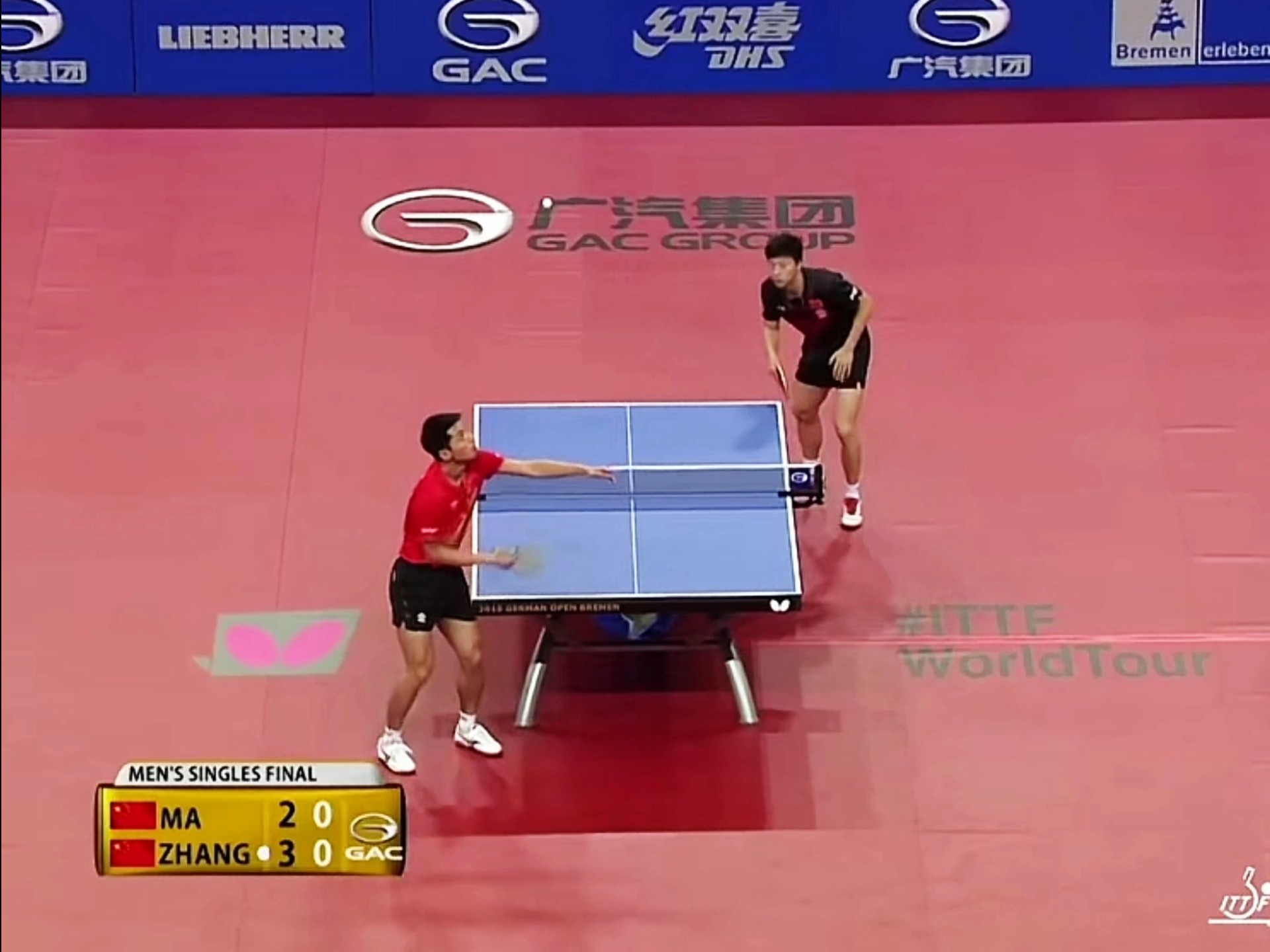 德国乒乓球队翻盘日本乒乓球队，张继科送出助攻的简单介绍